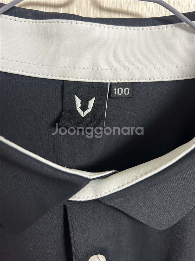 안양FC 반팔 카라티 100사이즈 팜--2