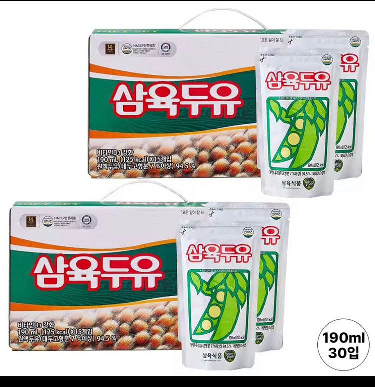 삼육두유 파우치 190ml 30팩--0
