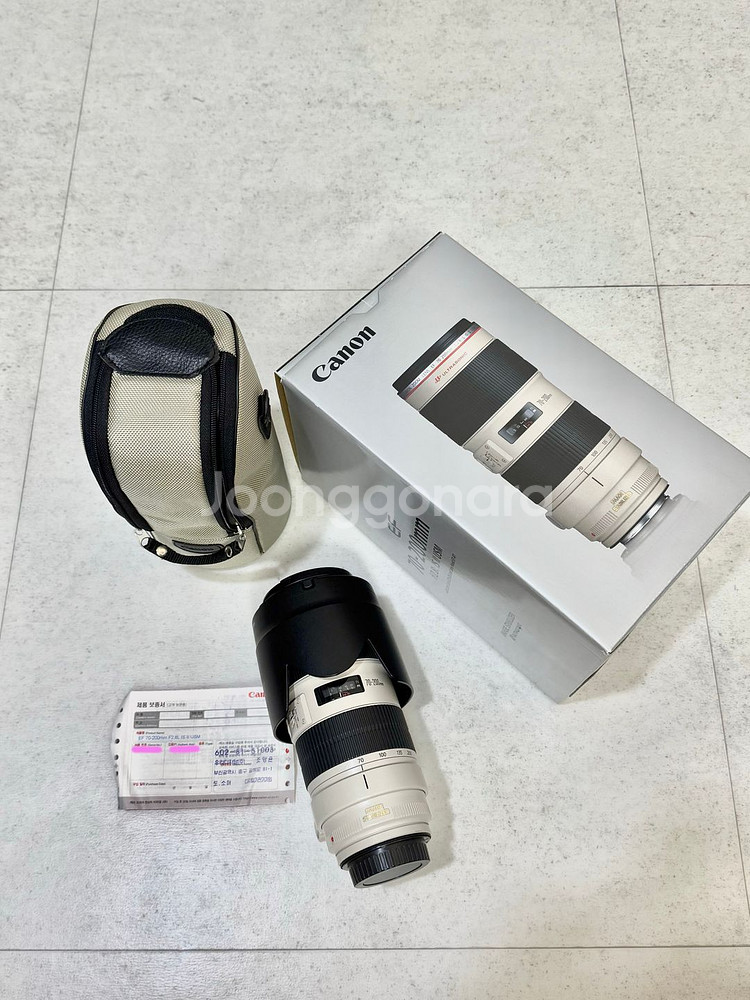 캐논 70-200 F2.8 II 새아빠 풀박스--0