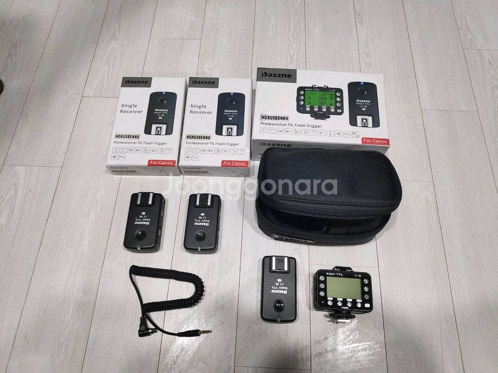 캐논 TTL/고속동조 무선동조기세트 + 추가 무선동조기--0