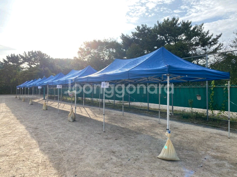 캐노피천막.듀라테이블.행사용의자--1