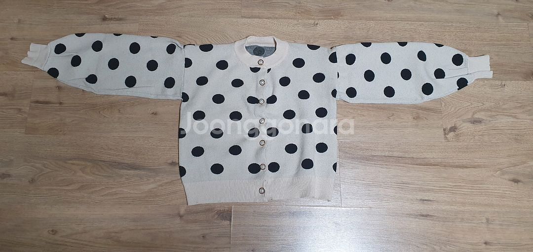 보세 여자 도트 카디건--0