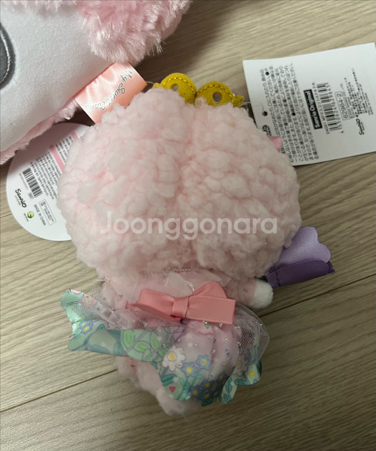마이멜로디 마이 스위트 피아노 얼굴 쿠션 + 인형 키링--5