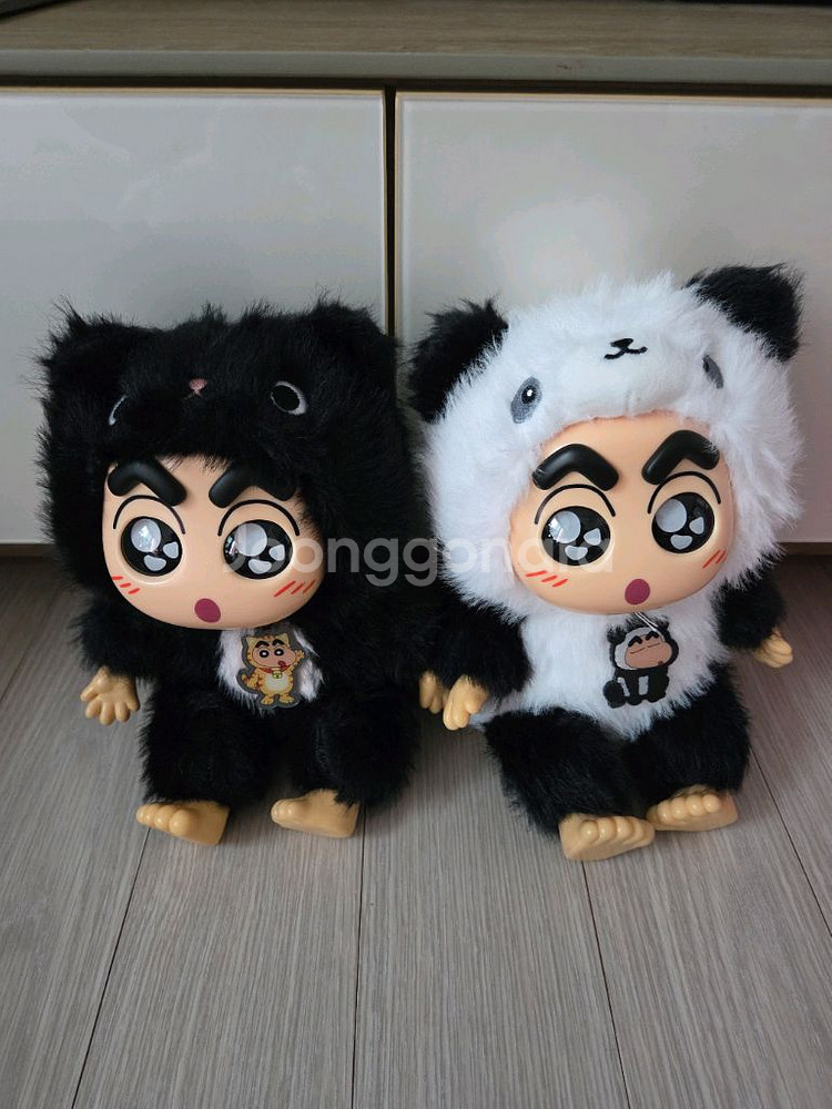 짱구 라부부 중형인형 22cm 2종, 키링 판다--0
