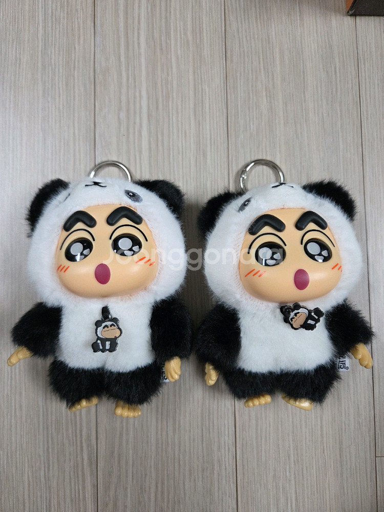 짱구 라부부 중형인형 22cm 2종, 키링 판다--1