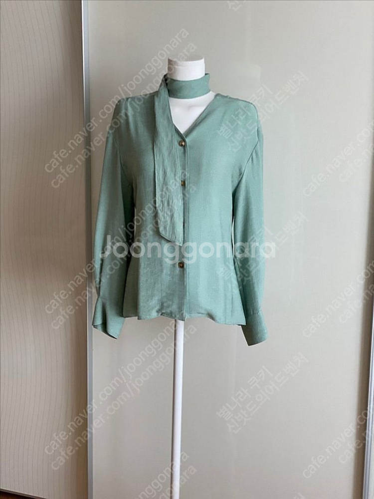 듀엘 타이 블라우스(새상품)--0