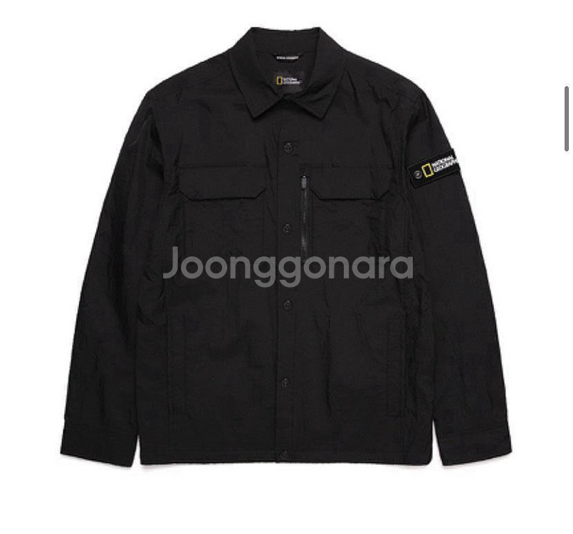 [미사용]내셔널지오그래픽 포켓 홑겹 셔츠 자켓--1