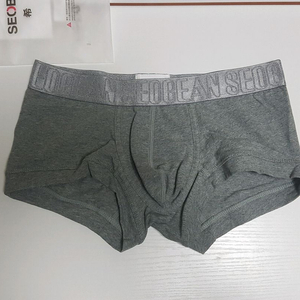 남자 면스판 그레이 드로즈팬티 M
