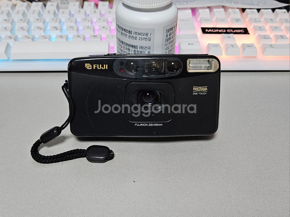 후지 카디아 트래블 미니 명작 필카 필름카메라 저렴히--0