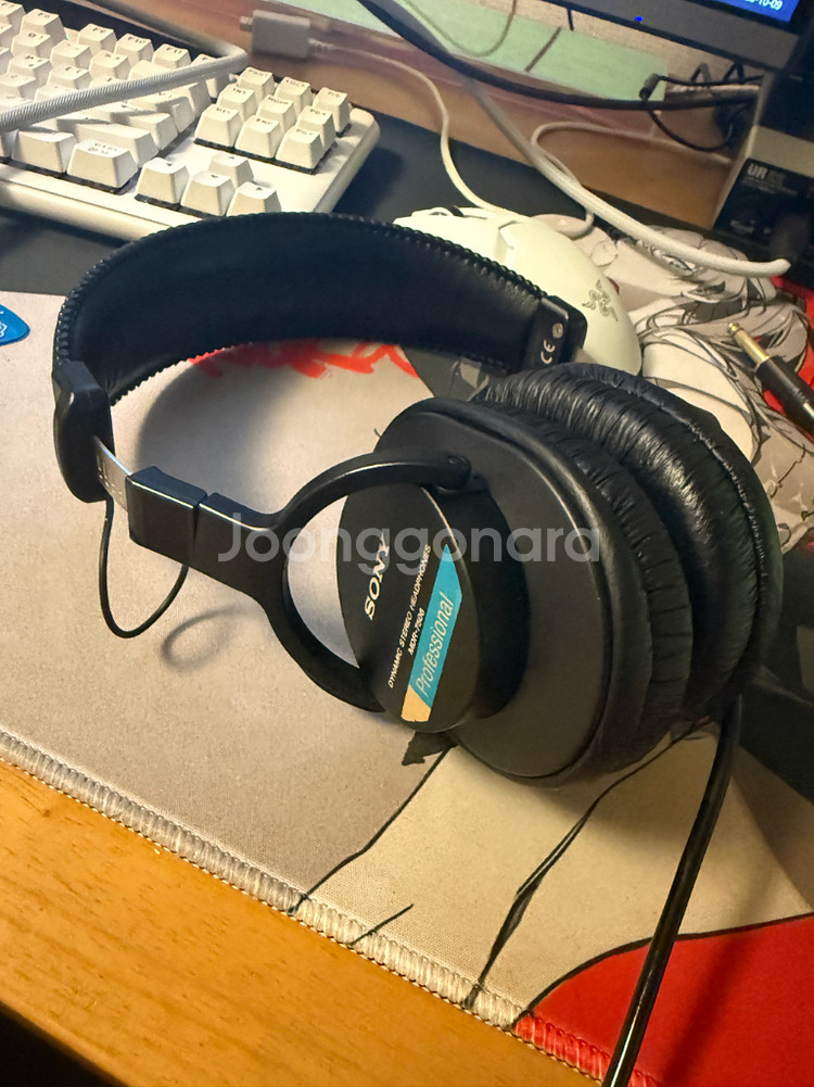 소니 mdr 7506 모니터링 헤드폰--0