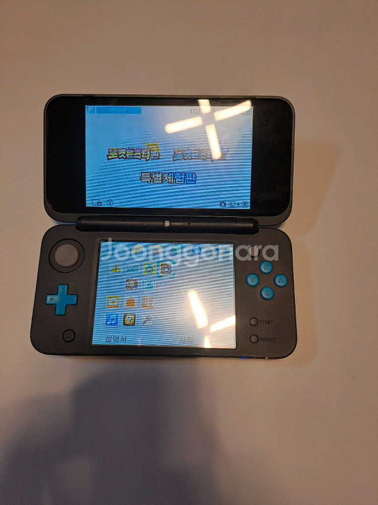 New 닌텐도 2ds xl + 게임칩4개 + 케이스,필--1