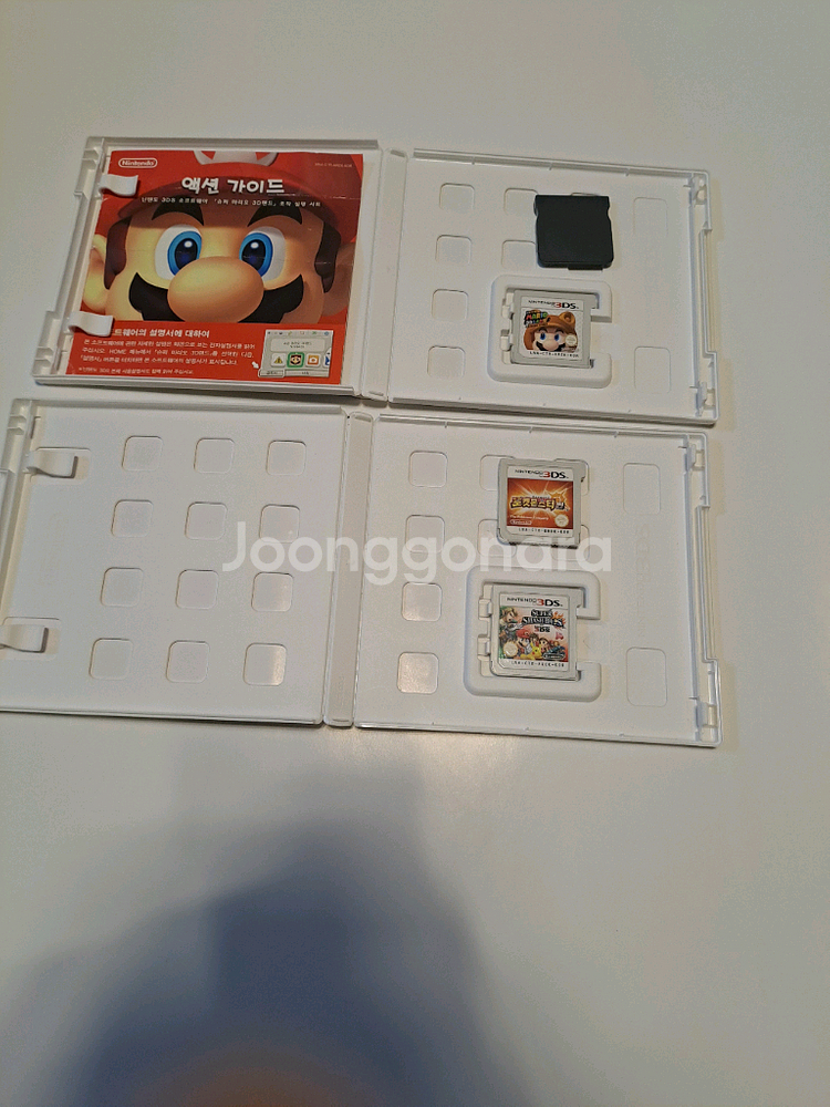 New 닌텐도 2ds xl + 게임칩4개 + 케이스,필--6
