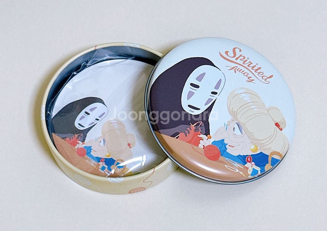 정품 지브리 센과 치히로 가오나시 틴케이스--0
