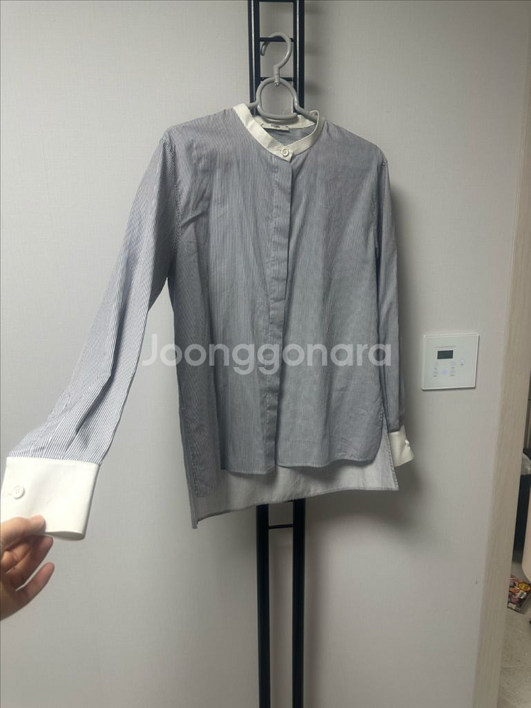 FENDI 펜디 정품 스트라이프 여성 남방-38--2