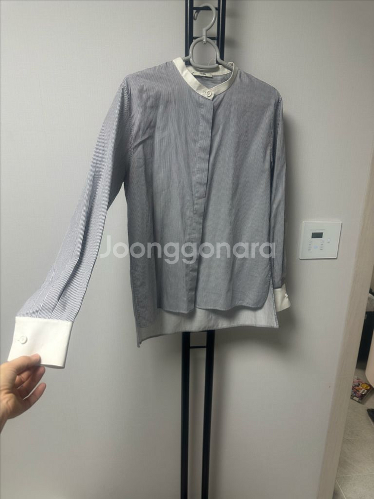 FENDI 펜디 정품 스트라이프 여성 남방-38--3