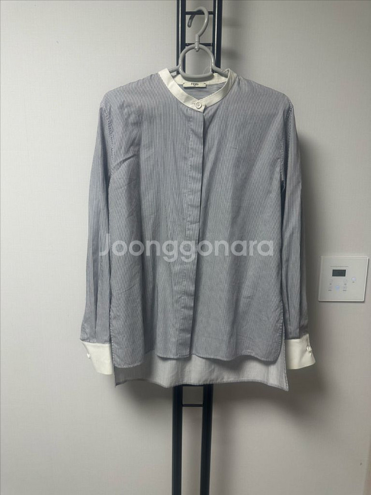 FENDI 펜디 정품 스트라이프 여성 남방-38--0