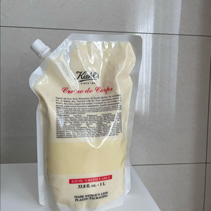 키엘 바디크림 크렘 드 꼬르 리필 파우치 1L 미개봉