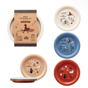 정품 지브리 마녀 배달부 키키 4종 접시 세트