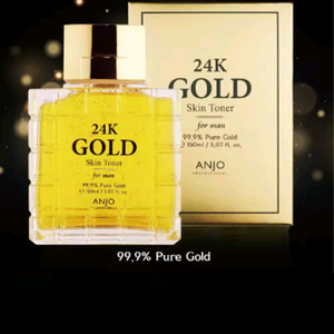 [양쥬]24K 골드 순금남성150ml 남성 화장품