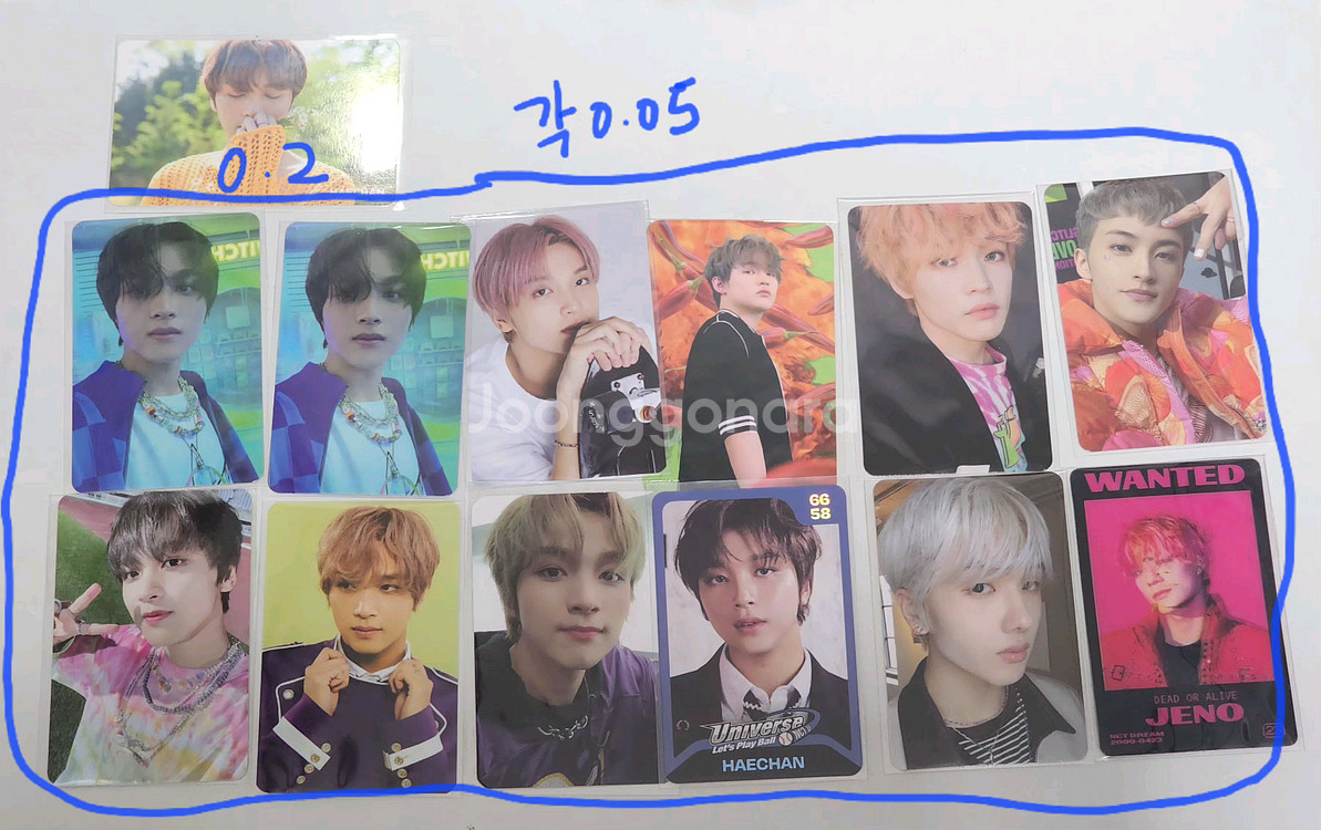 엔시티 nct 해찬 포토카드 포카 천러 지성 마크 제노--0