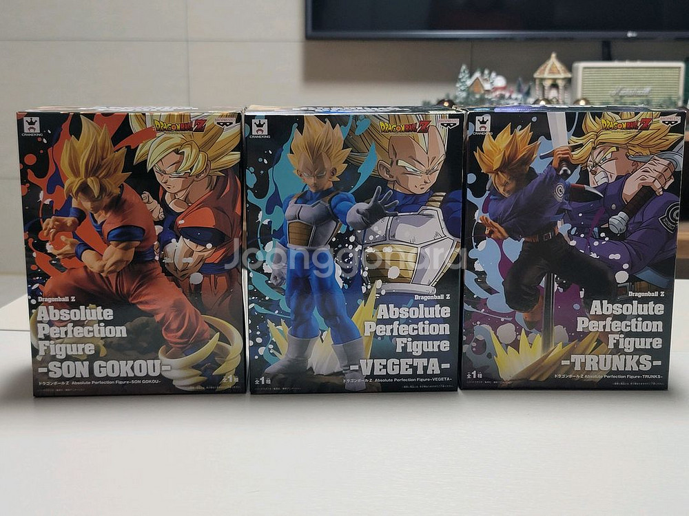(미개봉) 드래곤볼Z 앱솔루트 퍼펙션 피규어 3종--1