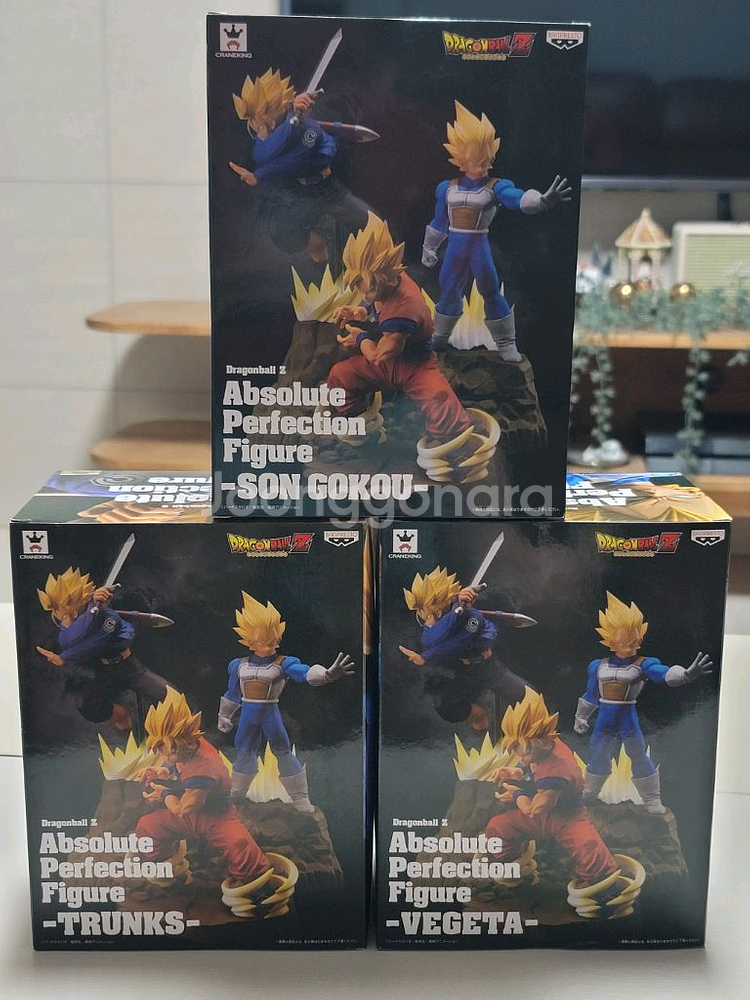 (미개봉) 드래곤볼Z 앱솔루트 퍼펙션 피규어 3종--2