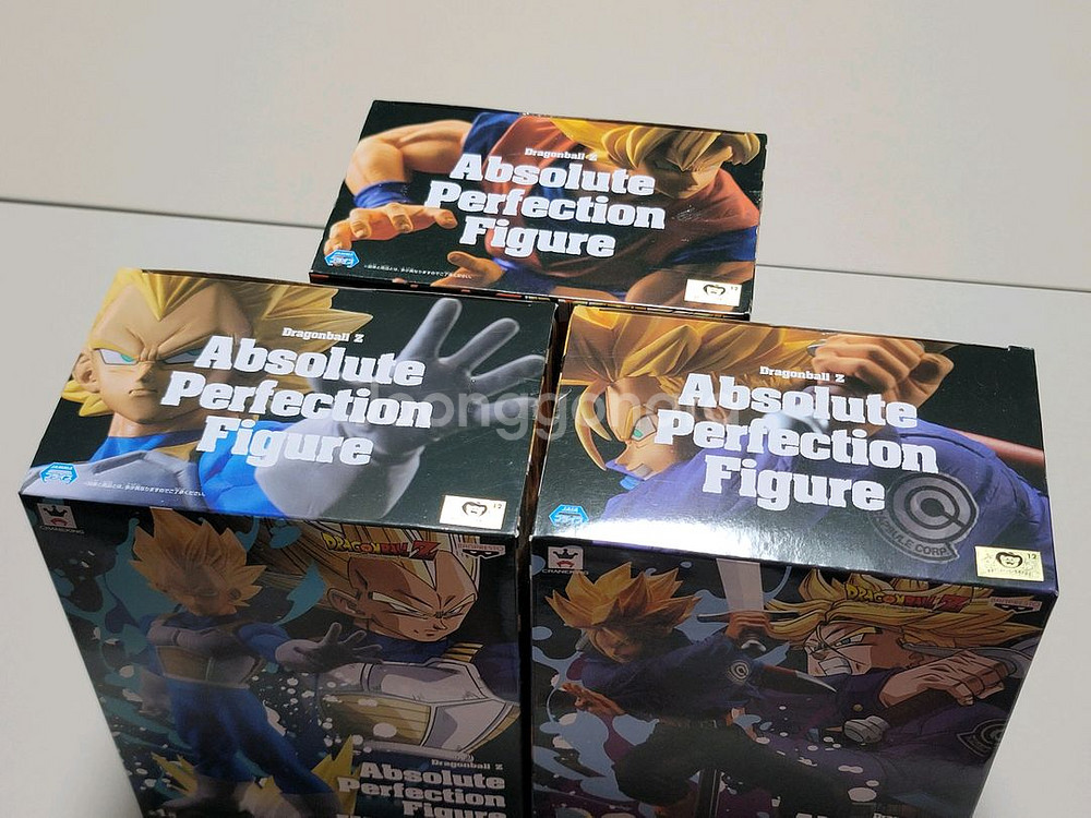 (미개봉) 드래곤볼Z 앱솔루트 퍼펙션 피규어 3종--3