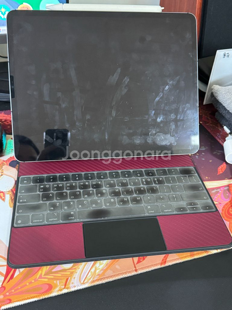 아이패드 프로 12.9 5세대, 매직키보드, 애플펜슬2--7