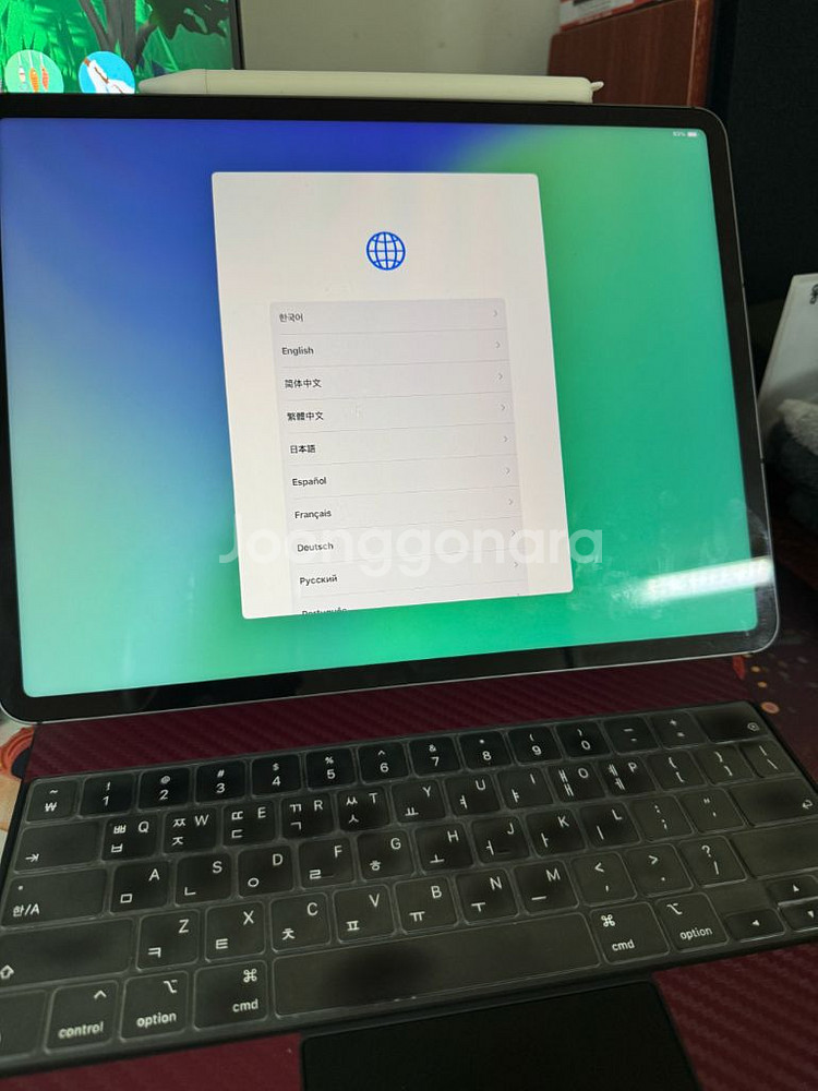 아이패드 프로 12.9 5세대, 매직키보드, 애플펜슬2--8