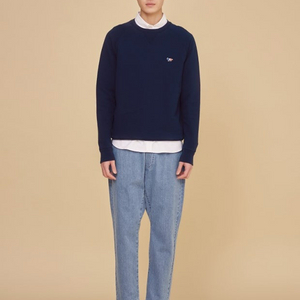 메종키츠네 네이비 폭스 패치 맨투맨 002 사이즈