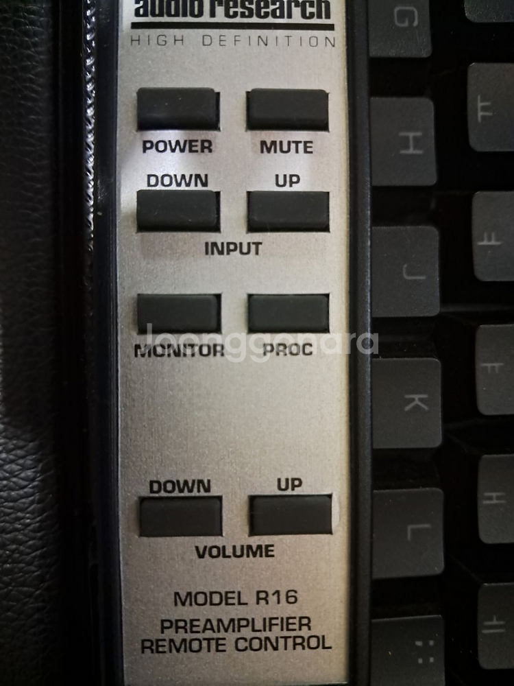 오디오 리서치 프리앰프 리모컨 R16--1