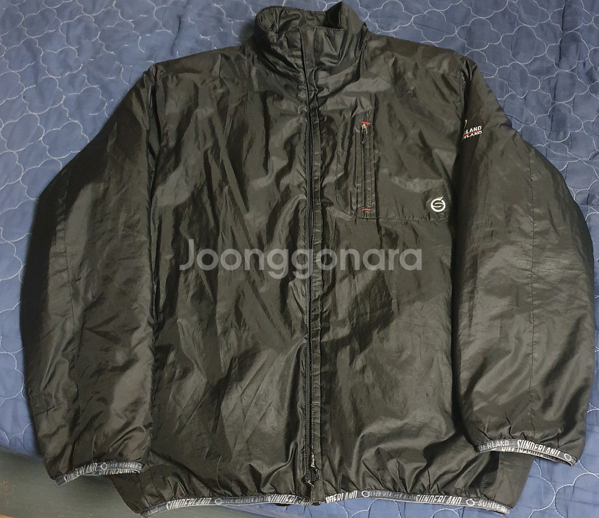 선더랜드 초경량 바람막이 점퍼 블랙 (XL)--0