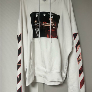 오프화이트 카라바지오 후드티