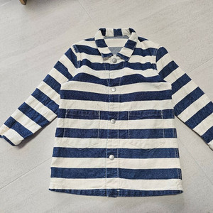 스트라이프 데님 청자켓 6사이즈