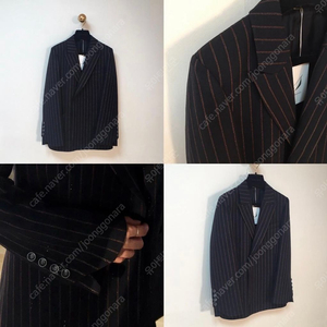 쏭스튜디오 브라운 스트라이프 재킷