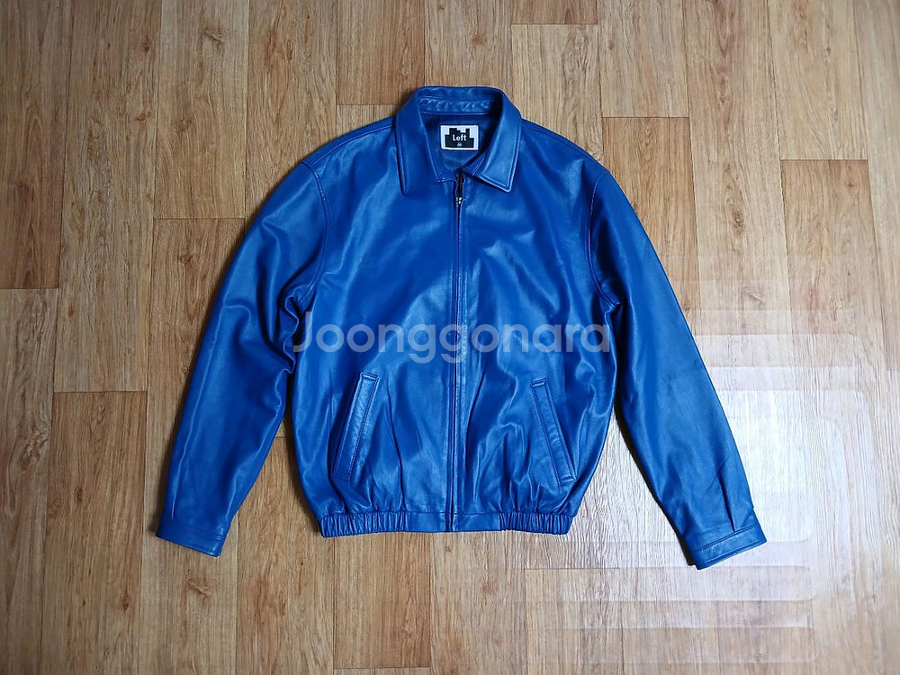 레프트(정품) 남성 양가죽 자켓 블루 M 95~100--0
