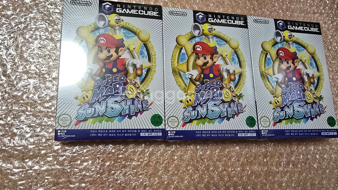 닌텐도 게임큐브 대원정발 신품 슈퍼마리오선샤인--3