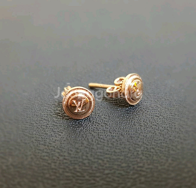 14K 루이 코인 침귀걸이 (1회착용/외부착용x)--0