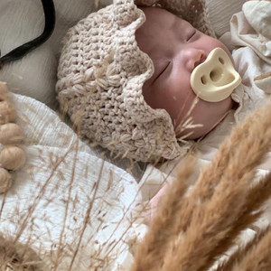 뮤렌 무드보넷 xxs 오트밀색상