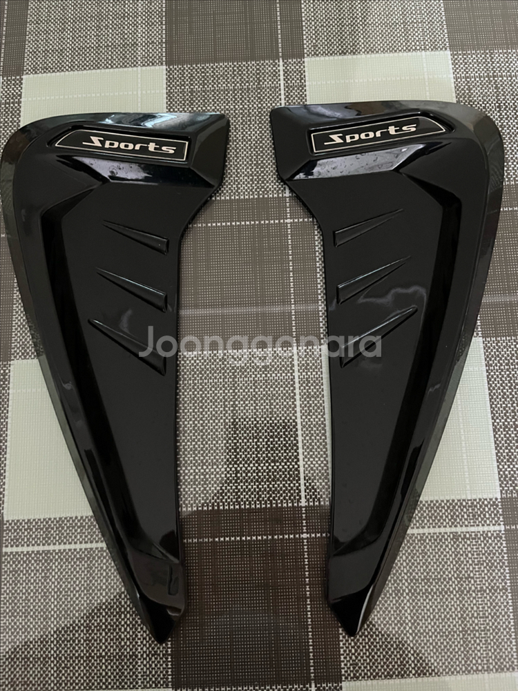 2Pcs 우레탄 자동차 측면 공기 흡입구 상어 아가미--2
