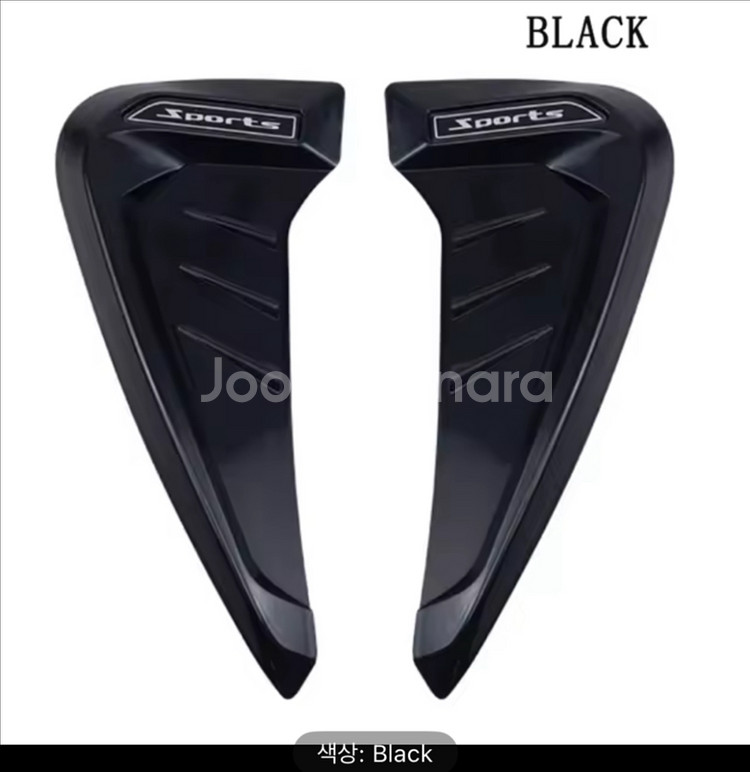 2Pcs 우레탄 자동차 측면 공기 흡입구 상어 아가미--1