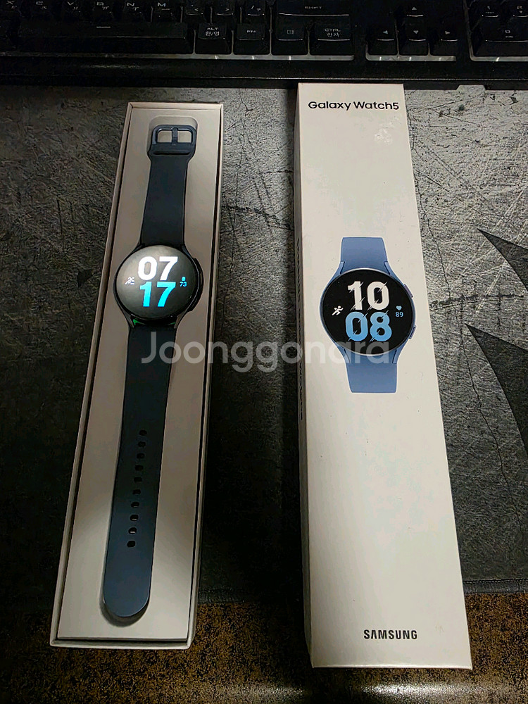 삼성 갤럭시워치5 44mm 블루투스 사파이어색--0