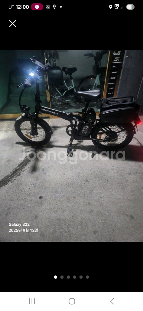 모토벨로 TN8 프로3접이식 전기자전거25년형판매합니다--0