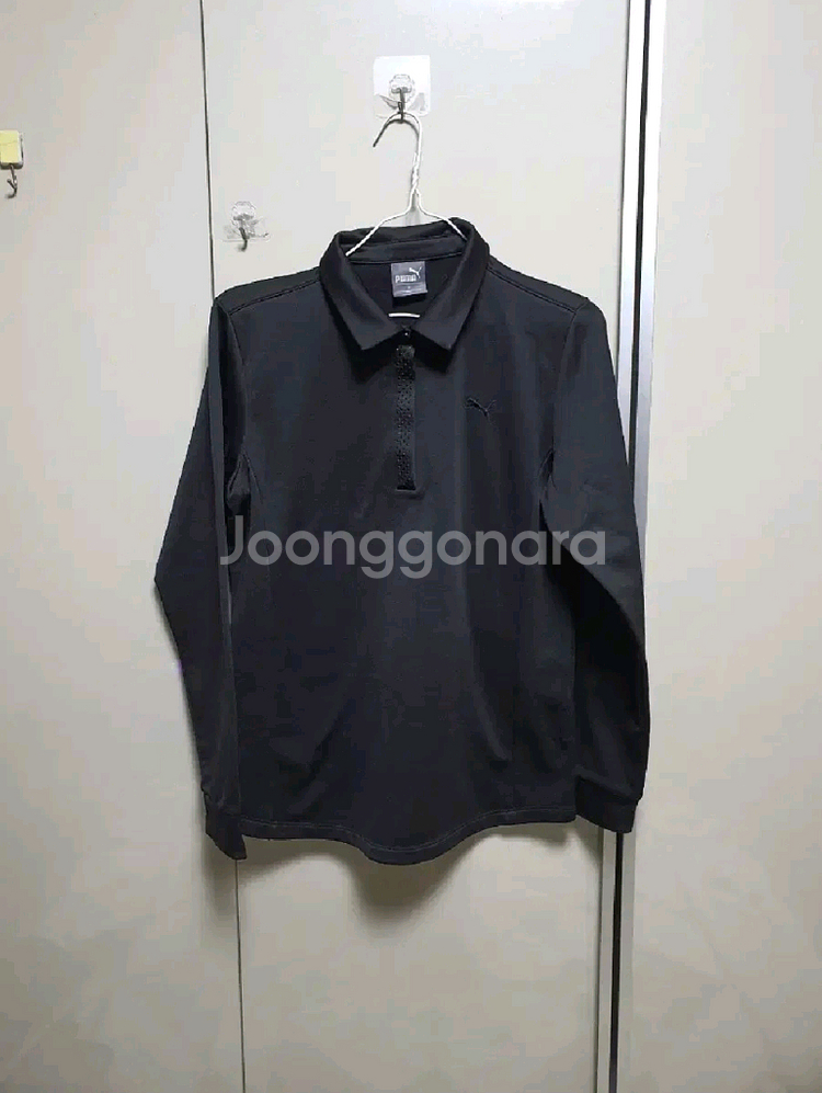 푸마 여성 기모 긴팔카라티셔츠(m,95)/4천원--0