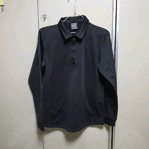 푸마 여성 기모 긴팔카라티셔츠(m,95)/4천원