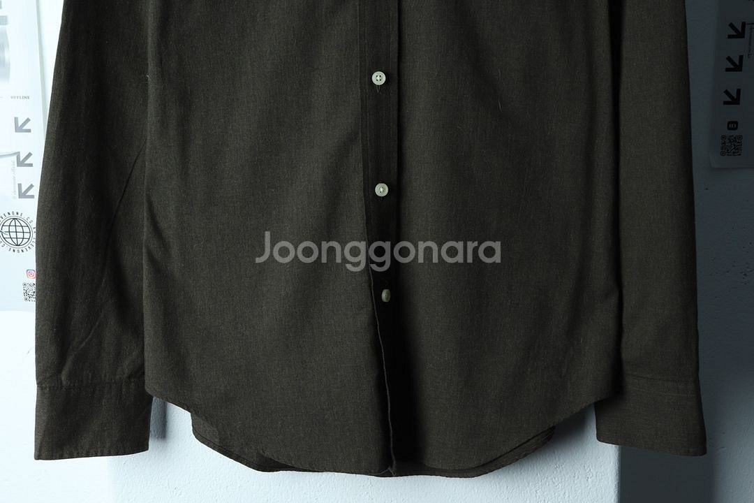 (M) 클럽모나코 셔츠 남방 한섬 그린 무지--3
