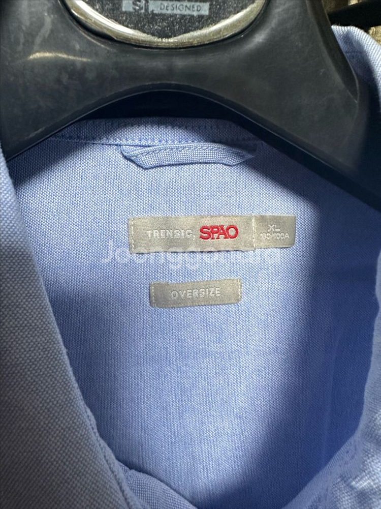 스파오 오버핏 옥스포드 셔츠 새상품 XL--1