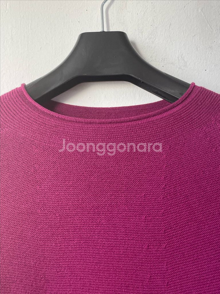 Humming 이태리 메리노울 홀가먼트 원피스--2