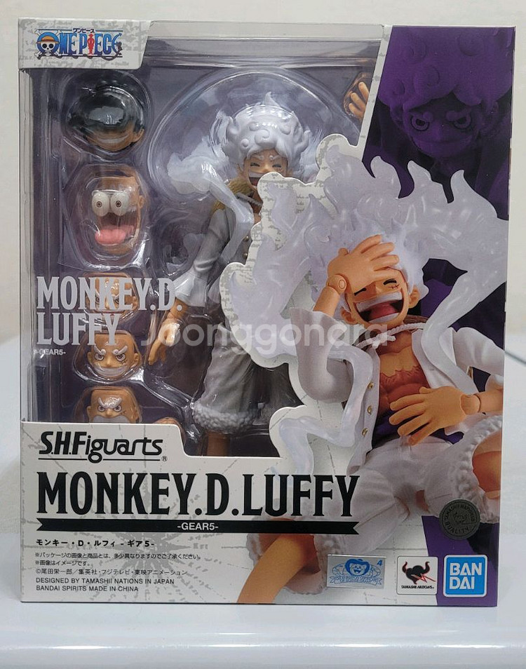 반다이shf드래곤볼,원피스,애니 6인치액션피규어--3