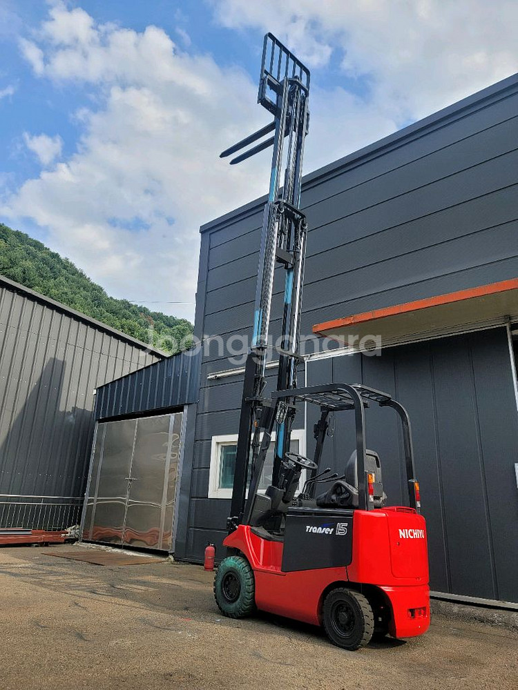 신차급 니찌유 1.5톤 6M3단 전동지게차 판매--4